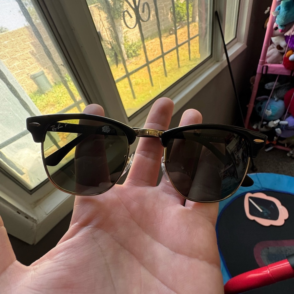Ray-Ban Clubmaster Sunglasses - Black and Gold